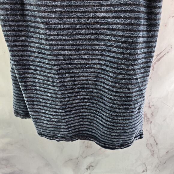 Anthropologie Top Womens Large Blue Tank Striped Pilcro Tie Dye Scoop Neck Boxy - Picture 7 of 10